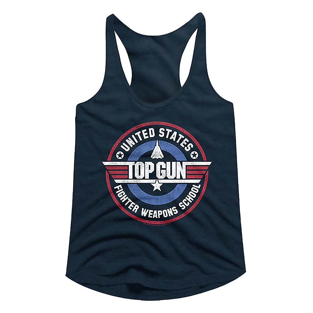 Top Gun Midnight Navy Ladies Racerback