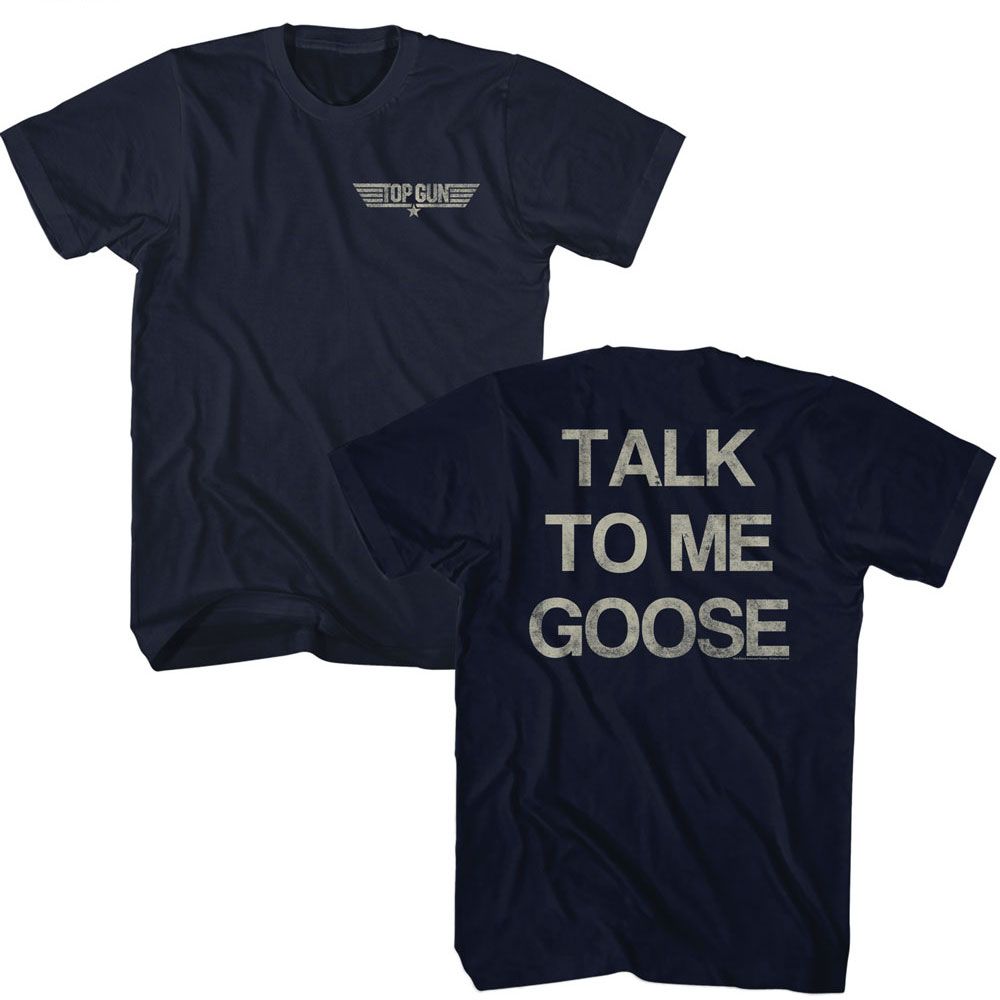 Top Gun Navy Adult Short Sleeve Tshirt