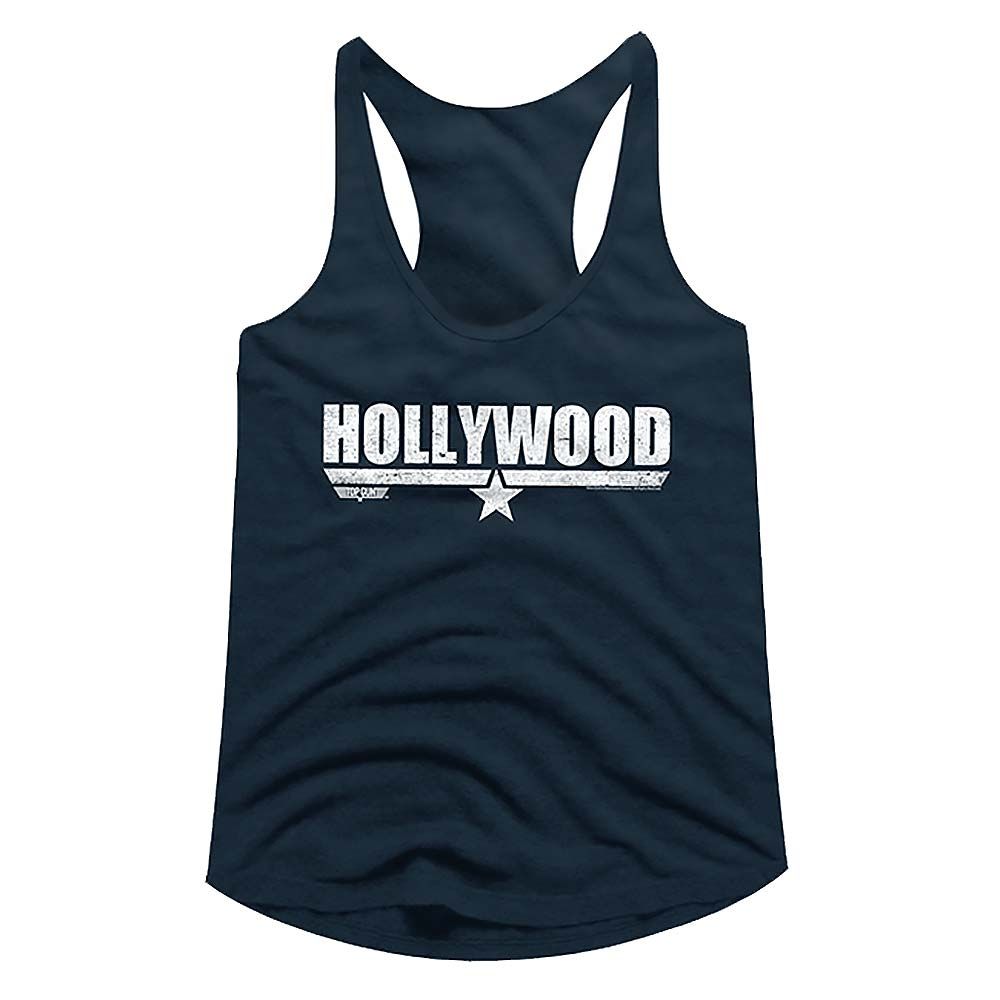 Top Gun Midnight Navy Ladies Racerback