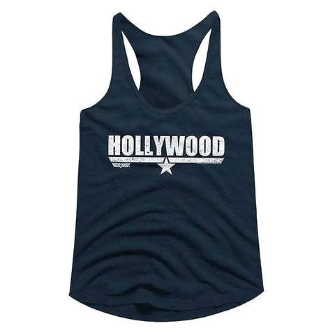 Top Gun Midnight Navy Ladies Racerback
