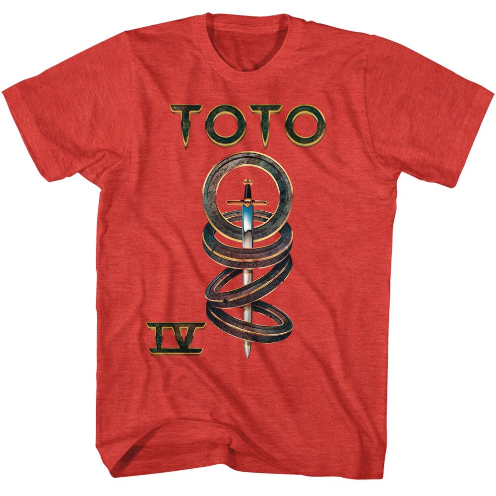 Toto Red Heather Adult S/S Tshirt