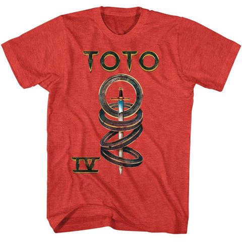 Toto Red Heather Adult S/S Tshirt