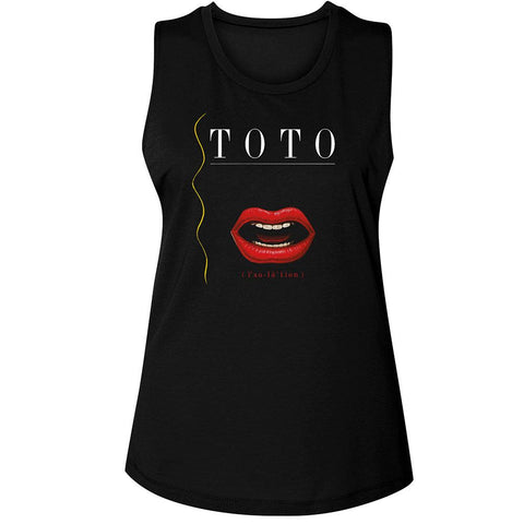 Toto Black Ladies Muscle Tank