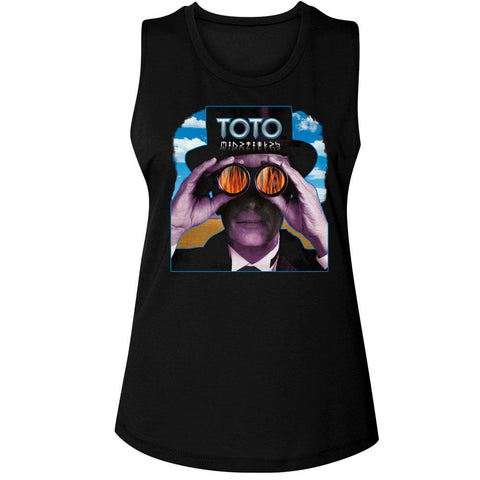 Toto Black Ladies Muscle Tank
