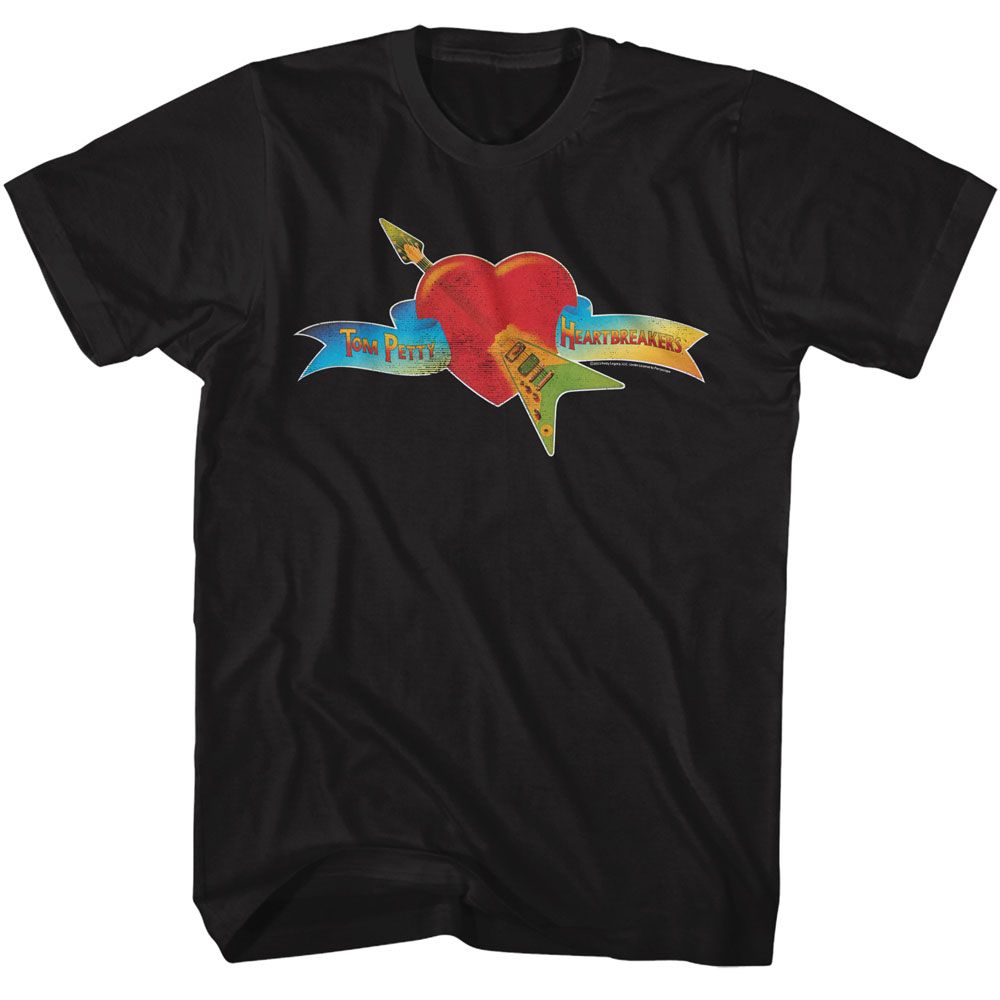 Tom Petty Black Adult S/S Tshirt