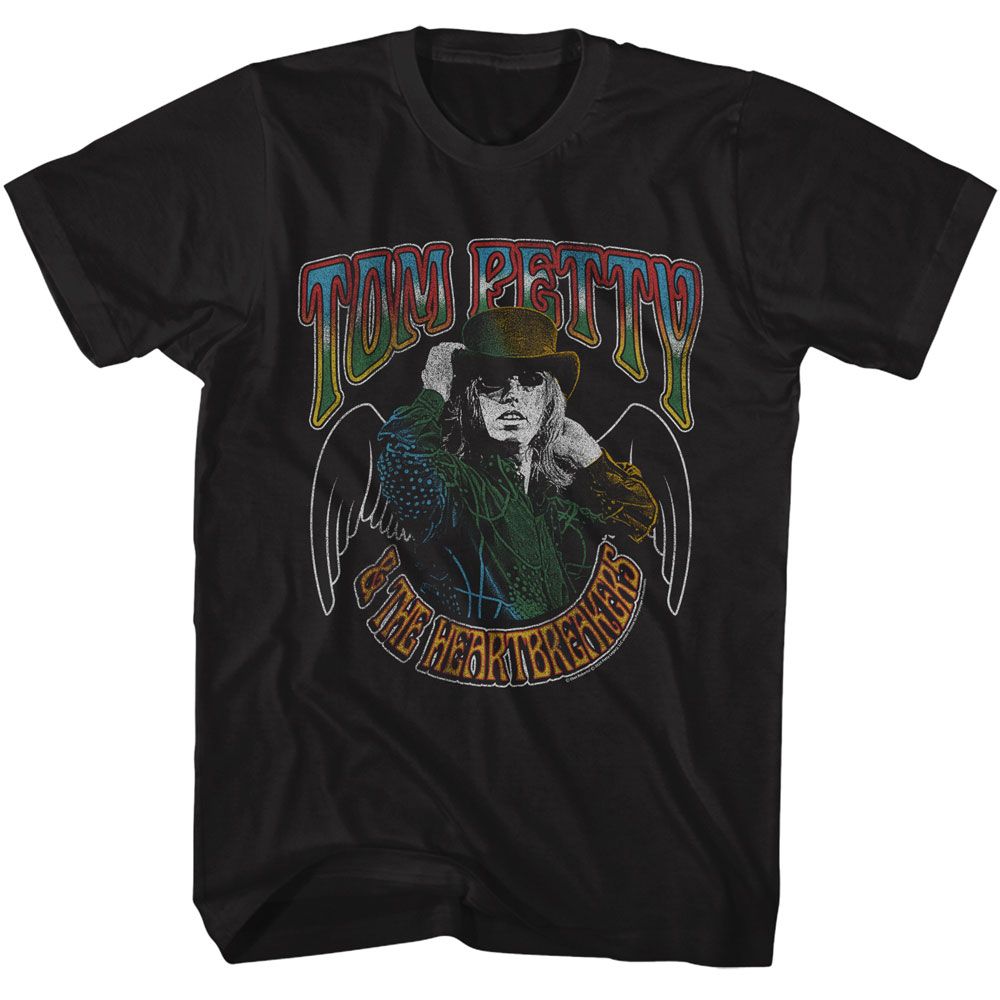 Tom Petty Black Adult S/S Tshirt
