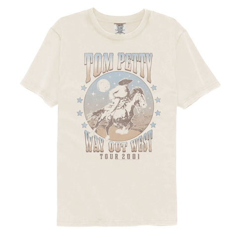 Tom Petty Ivory Adult S/S Comfort Color Tshirt