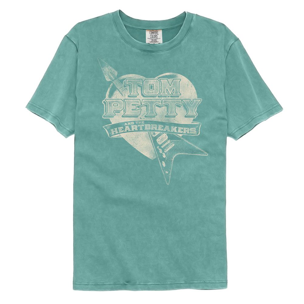 Tom Petty Seafoam Adult S/S Comfort Color Tshirt