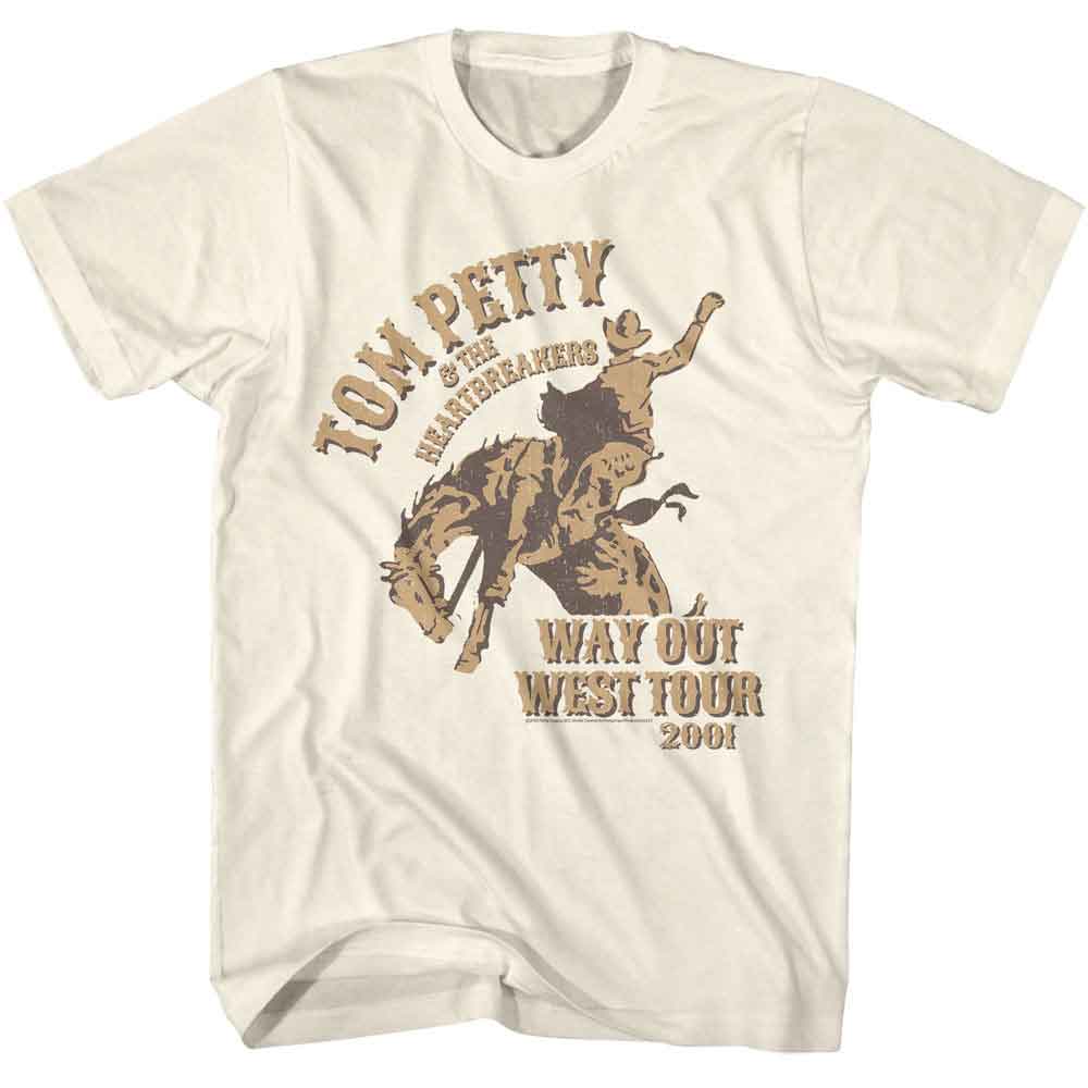 Tom Petty Natural Adult S/S Tshirt