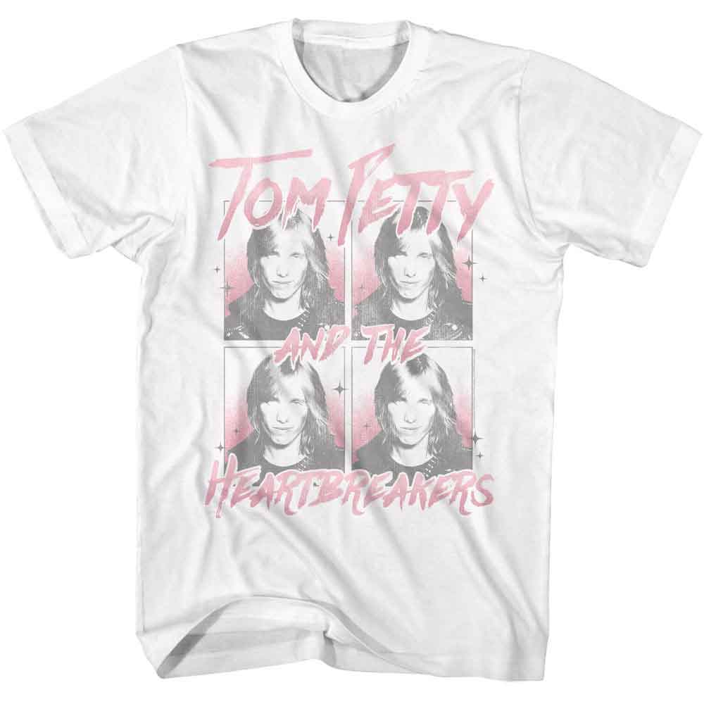 Tom Petty White Adult S/S Tshirt