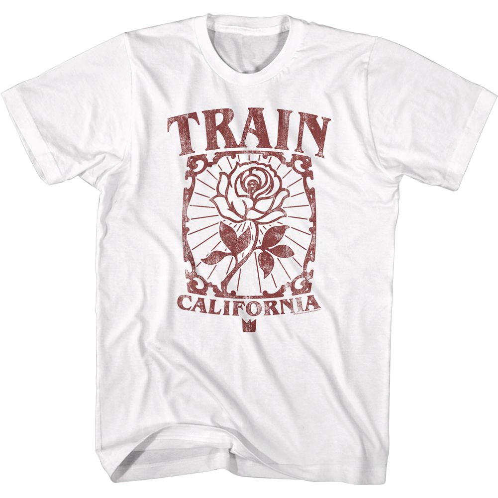 Train White Adult S/S Tshirt