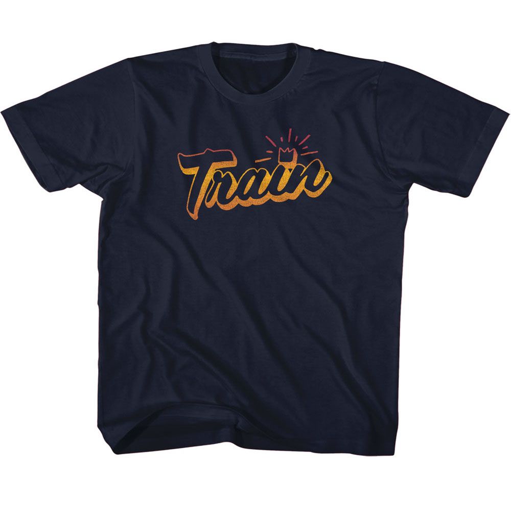 Train Navy Toddler S/S Tshirt