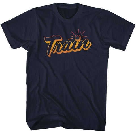 Train Navy Adult S/S Tshirt