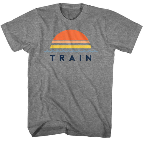Train Graphite Heather Adult S/S Tshirt
