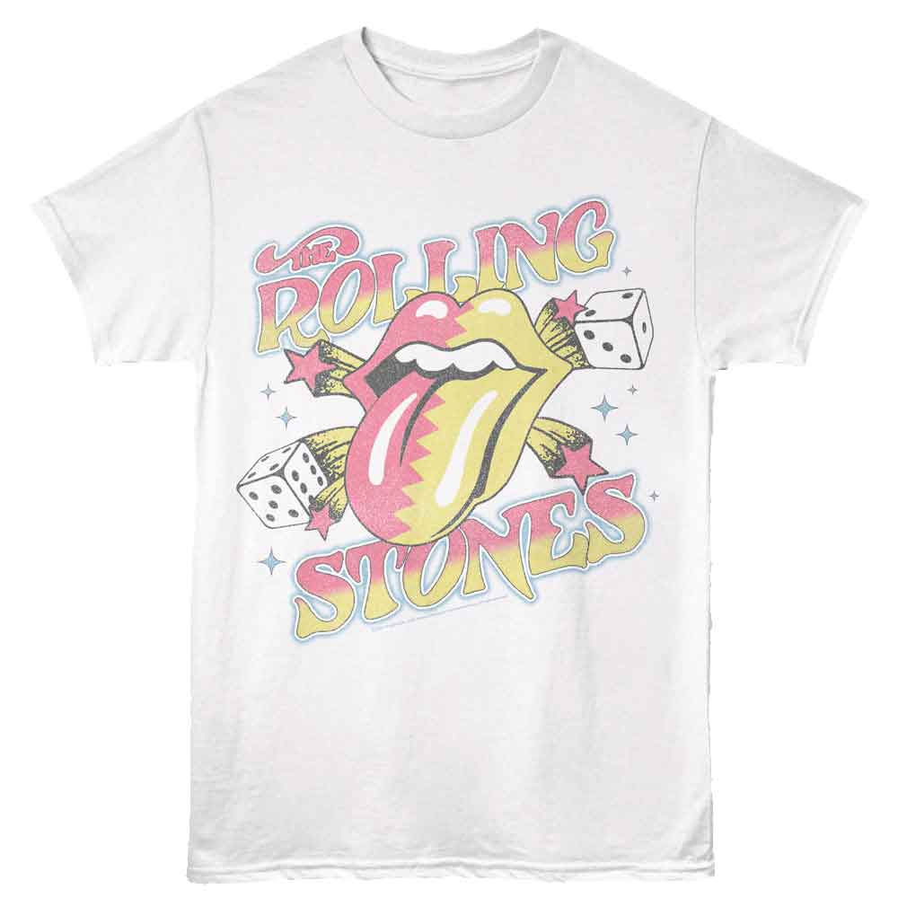 Rolling Stones White Adult S/S Tshirt