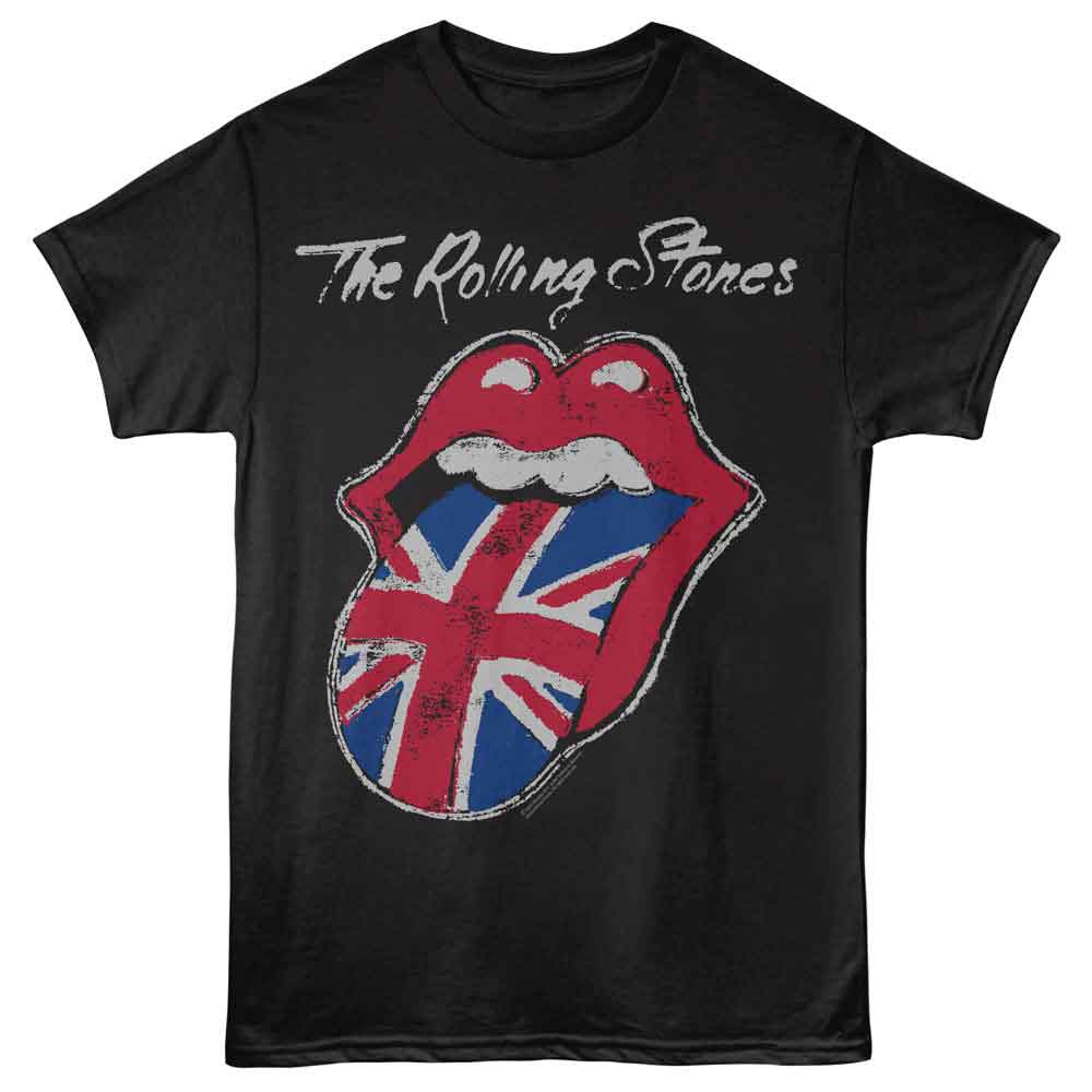 Rolling Stones Black Adult S/S Tshirt
