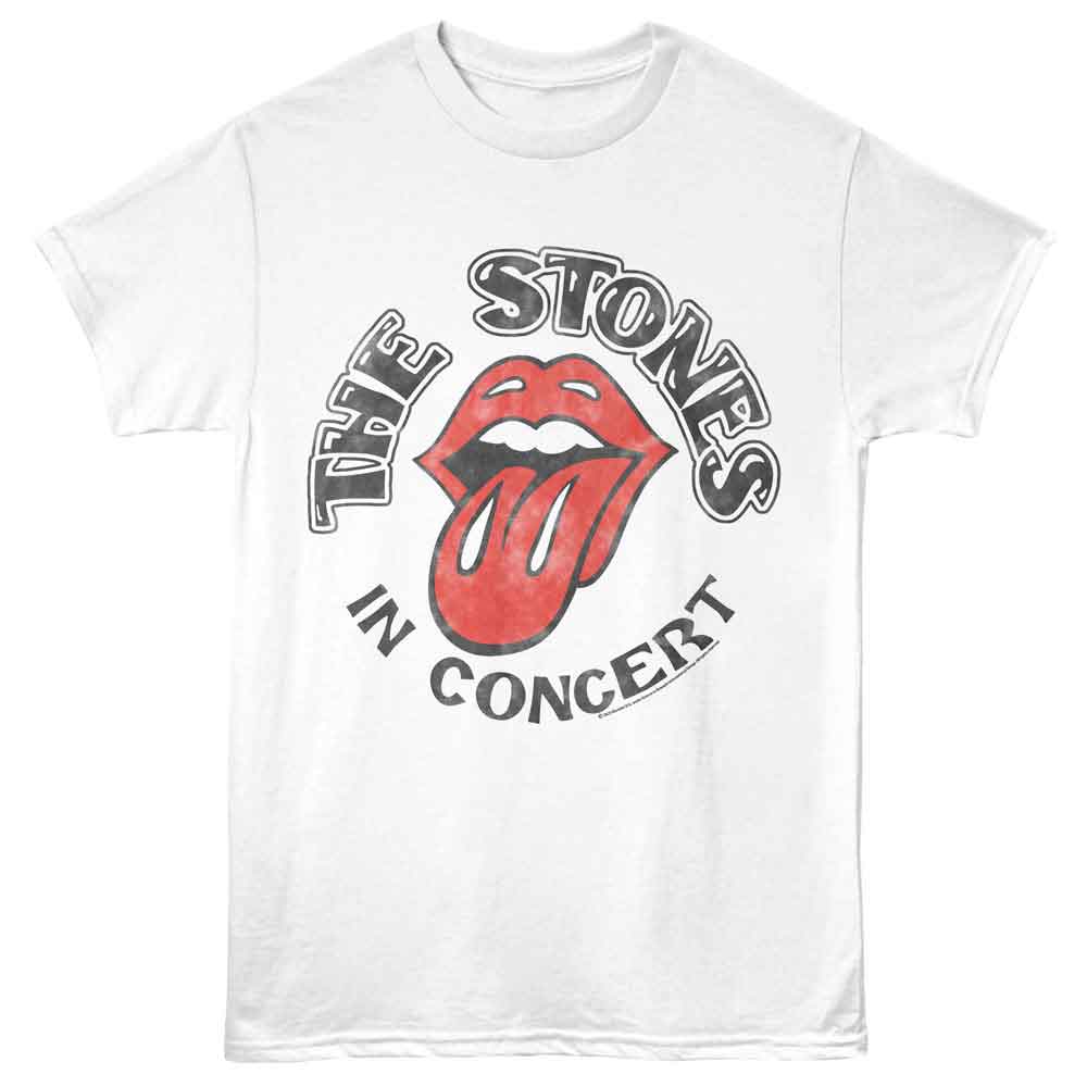Rolling Stones White Adult S/S Tshirt