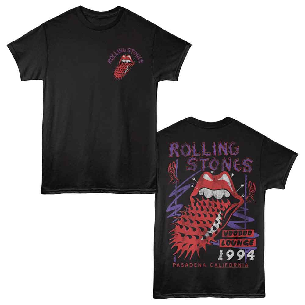 Rolling Stones Black Adult S/S Tshirt