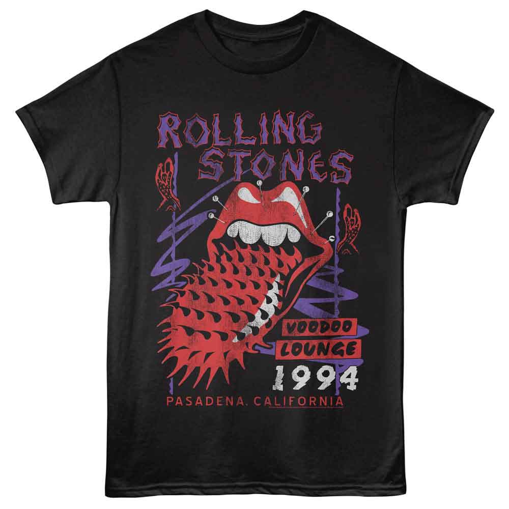 Rolling Stones Black Adult S/S Tshirt