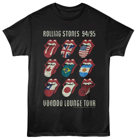 Rolling Stones Black Adult S/S Tshirt