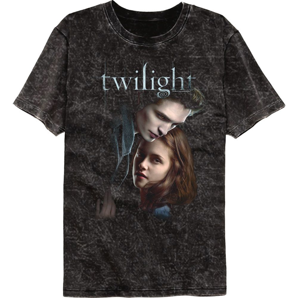 Twilight Black Adult Short Sleeve Mineral Wash Tshirt
