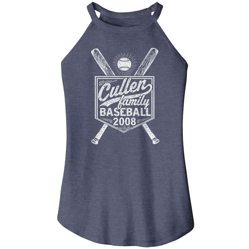 Twilight Navy Frost Ladies Sleeveless Rocker Tank