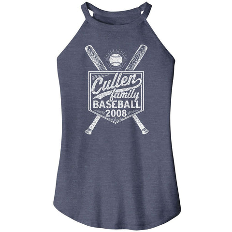 Twilight Navy Frost Ladies Sleeveless Rocker Tank