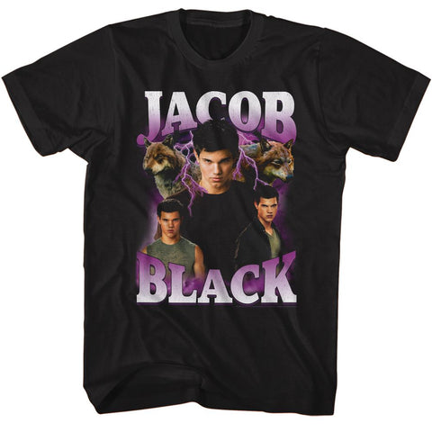 Twilight Black Adult Short Sleeve Tshirt