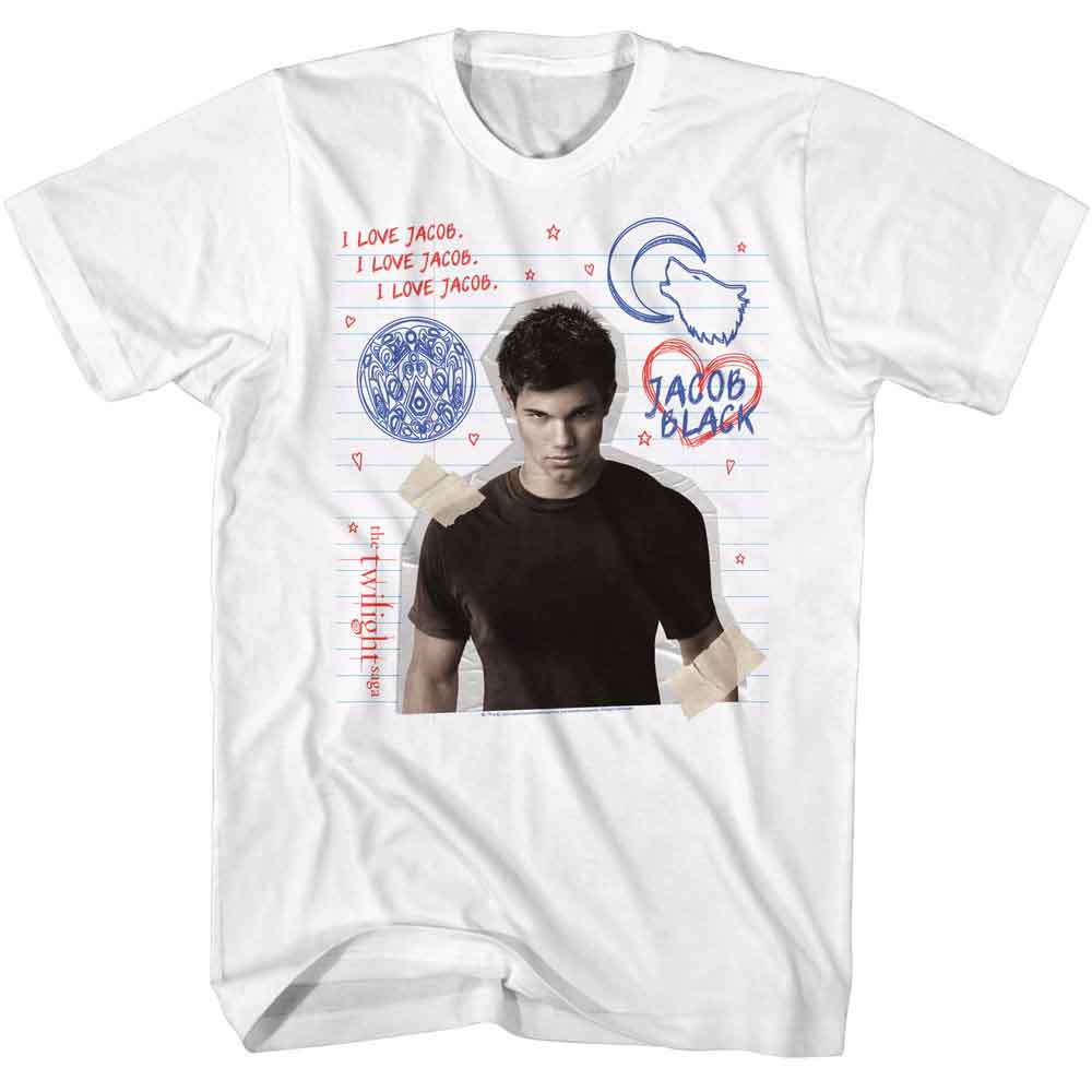 Twilight White Adult Short Sleeve Tshirt