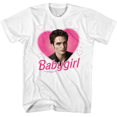Twilight White Adult Short Sleeve Tshirt