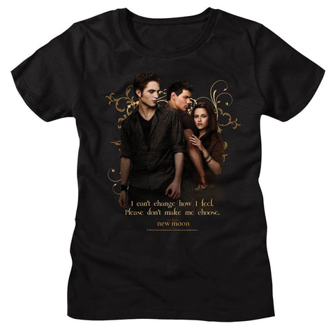 Twilight Black Ladies Short Sleeve Tshirt