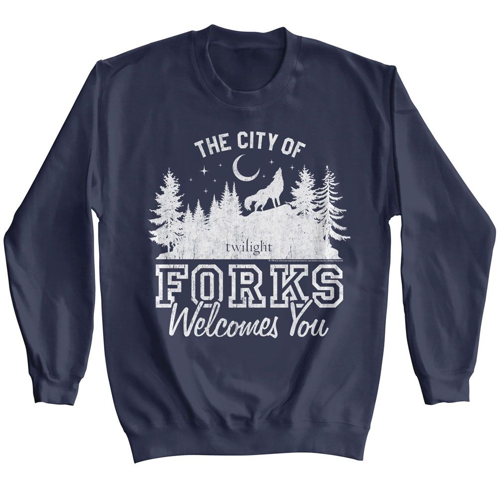 Twilight Navy Adult Long Sleeve Sweatshirt