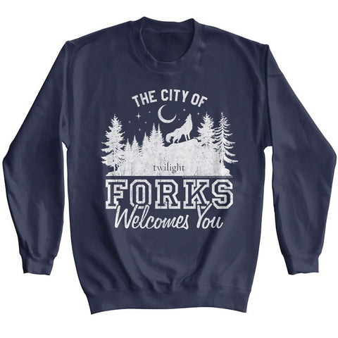 Twilight Navy Adult Long Sleeve Sweatshirt