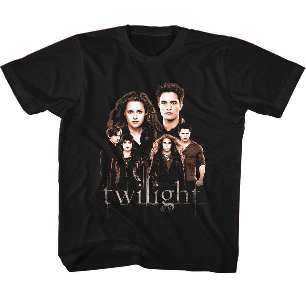 Twilight Black Toddler Short Sleeve Tshirt