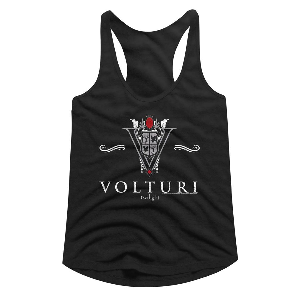 Twilight Black Ladies Slimfit Racerback