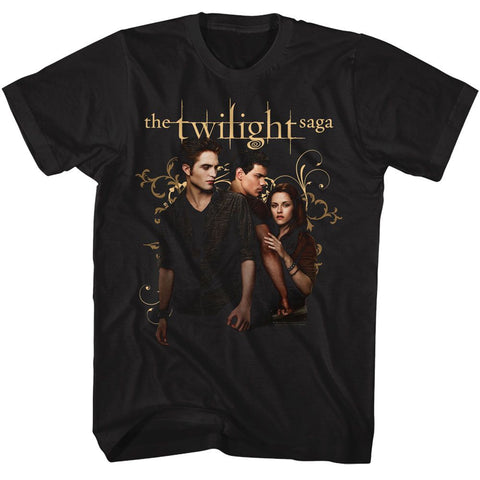 Twilight Black Adult Short Sleeve Tshirt