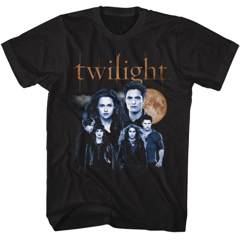 Twilight Black Adult Short Sleeve Tshirt