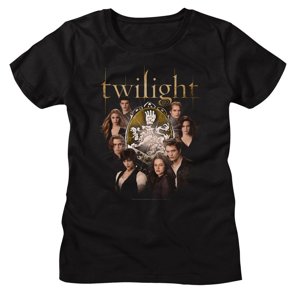 Twilight Black Ladies Short Sleeve Tshirt
