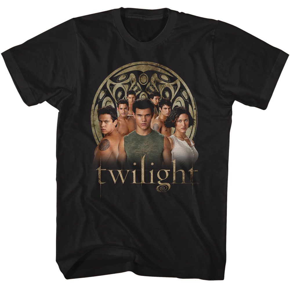 Twilight Black Adult Short Sleeve Tshirt