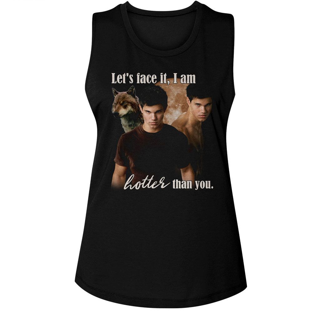 Twilight Black Ladies Muscle Tank