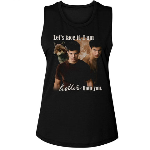 Twilight Black Ladies Muscle Tank