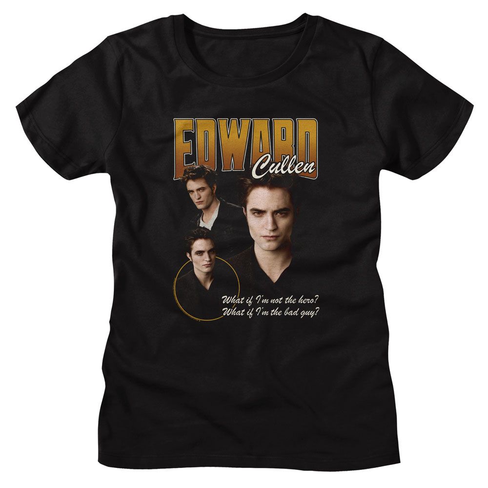 Twilight Black Ladies Short Sleeve Tshirt