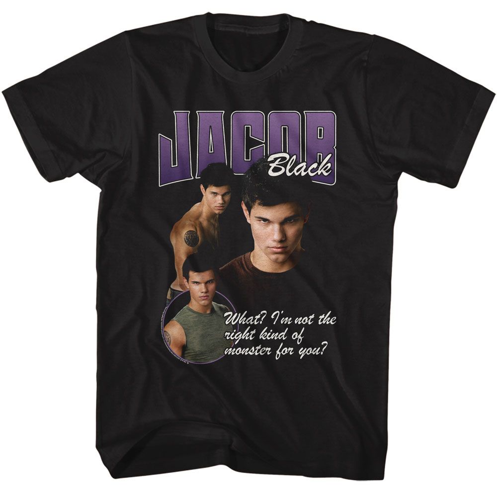 Twilight Black Adult Short Sleeve Tshirt