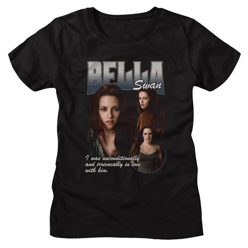 Twilight Black Ladies Short Sleeve Tshirt
