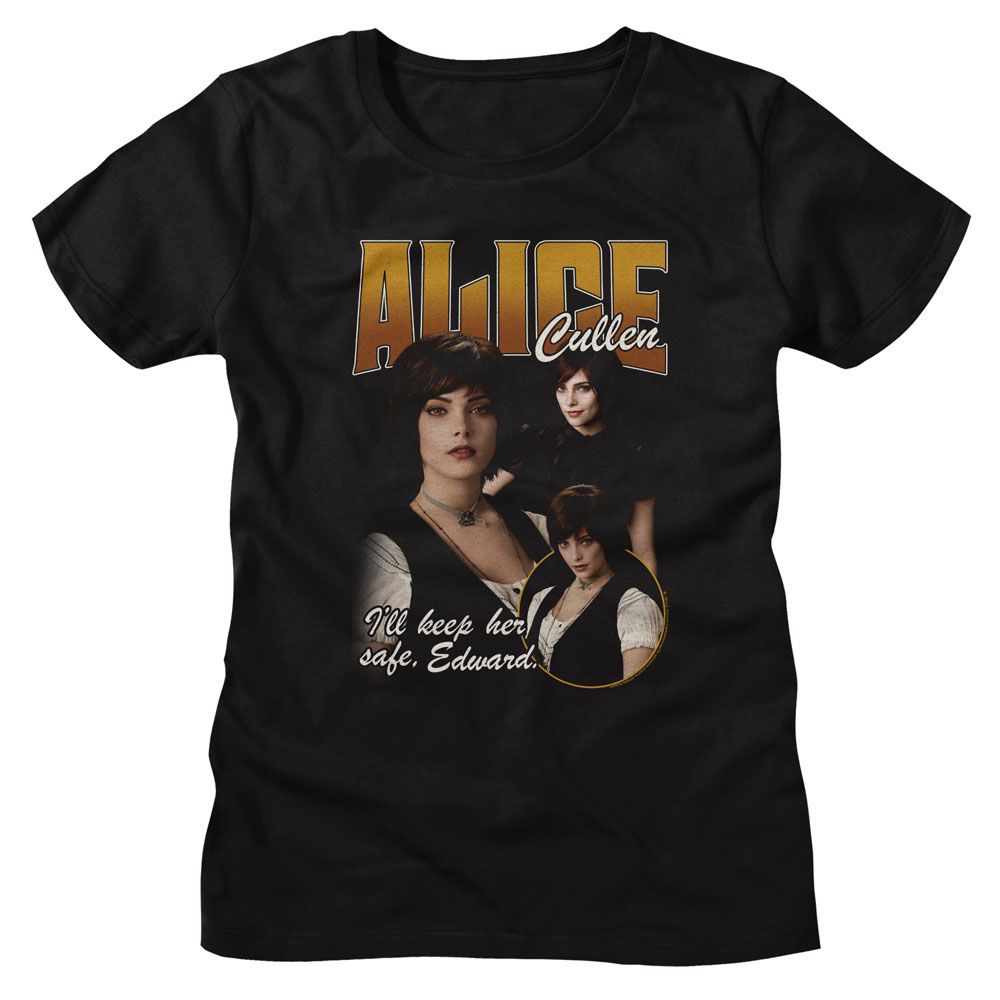 Twilight Black Ladies Short Sleeve Tshirt