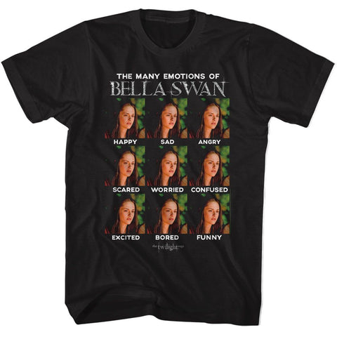 Twilight Black Adult Short Sleeve Tshirt