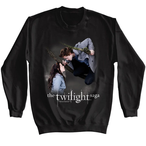 Twilight Black Adult Long Sleeve Sweatshirt