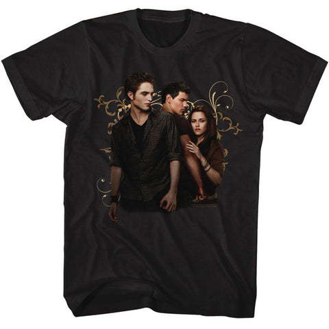 Twilight Black Adult Short Sleeve Tshirt