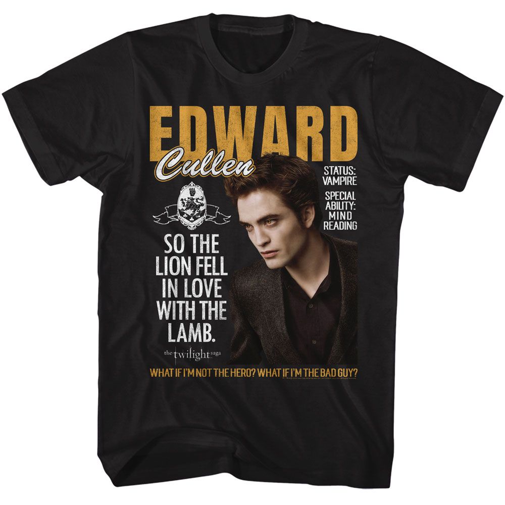 Twilight Black Adult Short Sleeve Tshirt