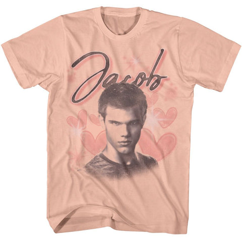 Twilight Peach Adult Short Sleeve Tshirt